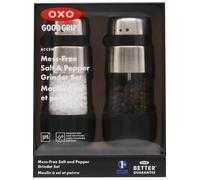 OXO Salt and Pepper Grinders Set Good Grips Accent Stainless Steel
