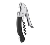 OXO Steel Double Lever Waiter's Corkscrew, Silver/Black, 1 CT