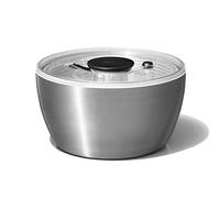 OXO Steel Salad Spinner, Stainless Steel, L