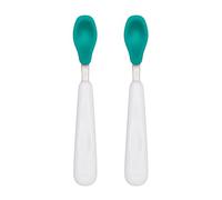 OXO Tot Feeding Spoon Set with Soft Silicone, Teal