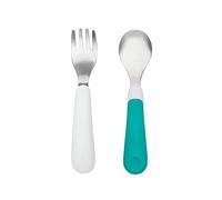 OXO Tot Fork And Spoon Set - Teal