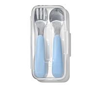 OXO Tot On-The-Go Fork and Spoon Set - Dusk