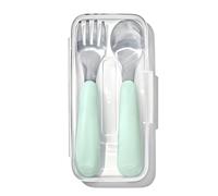 OXO Tot On-The-Go Fork and Spoon Set - Opal