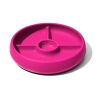OXO Tot Silicone Divided Plate Pink