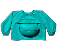 OXO Tot Sleeved Roll-Up Bib - Teal