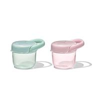OXO Tot Snack Cup with Lid - 2 Pack, Opal and Blossom