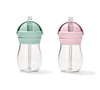 OXO Tot Transitions Straw Cup 9 oz. - Opal and Blossom - 2 Pack
