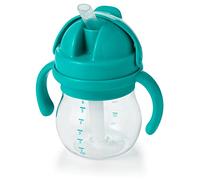 OXO Tot Transitions Straw Cup with Removable Handles, Green, 6 oz