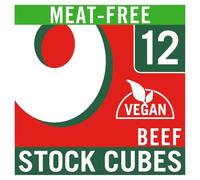 OXO 12 Vegan Beef Flavour Stock Cubes - Meat-Free, Bold Taste, Plant-Based, Ideal for Soups, Stews, Gravy & Holiday Cooking, 71 g (Pack of 1)