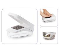 OXO Vegetable Chopper with Easy-Pour Opening, Good Grips Onion Fruit Chopper