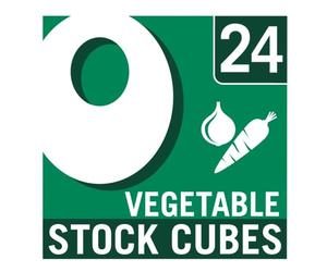 OXO Vegetable Stock Cubes, 24 Cubes, Plant-Based, 142 g (1-Pack)