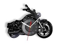 OXOAMP Motorbike Wall Clock with Easy Readable Big Numbers 30cm Round Wall Clock can be a for housewarmings, weddings, and social gatherings, etc.