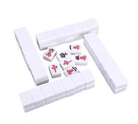 OXOLAMRIN Chinese Mahjong Set, Travel Mahjong Game, 144 Tiles Majiang Travel Set Game Traditional Set Or Chinese Style(46mm)