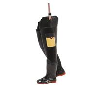OXOLAMRIN Hip Waders,Fishing Waders, Hip Wader Fishing Transplanting PVC With Pocket For Men Women Black UK 4.5-9.5(9)
