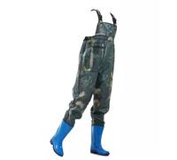 OXOLAMRIN Hip Waders，Fishing Waders， Hip Waders Waterproof Fishing Boots Non-Slip Brown Green Yellow Khaki Blue Sizes 4.5-6.5(Dark Green,6.5)