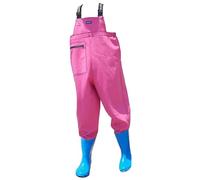 OXOLAMRIN Hip Waders,Fishing Waders, Women's PVC Fishing Hip Waders Multicolor Sizes 4.5-6.5(Pink,5.5)