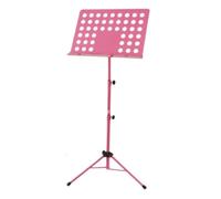 OXOLAMRIN Metal Sheet Music Stand Portable, Portable Music Stand Foldable Music Stand, Drum Stand, Violin Music Stand, Guitar Music Stand, Erhu, Guzheng Music Stand, Piano Music Stand(Pink)
