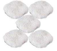 OxoxO 5"/125mm Wool Buffing Pad Polishing Buffer Soft Woolen Pad Set (5pcs)