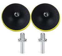 OxoxO 5-Inch/125mm Hook & Loop Backing Pad Orbital Sander Polisher Sanding Pad M14 Drill Adapter (2-Pack)