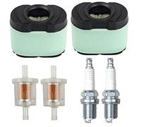 OxoxO 792105 Air Filter Compatible with Briggs & Stratton 691035 Fuel Filter with Pre Filter 276890 792105 4233 5405H 5405K Deere GY21057 MIU11515 (Pack of 2)