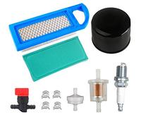 OxoxO 794422 795115 Air Filter Oil Filter Fuel Filter Spark Plug Shut Off Valve Compatible with Briggs & Stratton 698083 697153 697014 797008 Intek 15.5 and 17-17.5HP Tractor Engine Toro Lawn Mower