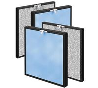 OXOXO (Pack of 2) HSP001 Replacement Filter, H13 True HEPA Filter, Activated Carbon Filter Set Compatible with Hathaspace HSP001 Smart Air Purifier