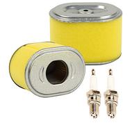 OxoxO Pack of 2 Set Replacement Air Filter Cleaner with Spark Plug Compatible with GX140 GX160 GX200 5HP 5.5HP 6.5HP Engine Generator Water Pump