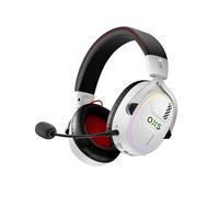 OXS Storm G2 Wireless Gaming Headset, 7.1 Virtual Surround Sound, 3 EQ Modes, 2.4GHz Low Latency, 50mm Driver, 40H Playtime, RGB Light,Bluetooth 5.3, Compatible with PC, Console, Mobile, White