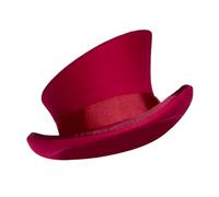 oxsdMKQ Mens Womens Asymmetric Top Hat Wool Top Hat Victorian Topper Hats Dress Up Hats Steam Punk Hat Top Hat Carnival Costume Hats Tea Party Hats Fashion Satin Finish Hard Rigid Design