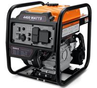 Oxseryn Power Equipment 4400 Watts Inverter Generator Gas Powered, Portable Open Frame Generator, Low Noise with ECO Mode, RV Ready, Emergency Home Backup
