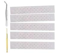 Oxtxuzdm 100Pcs Acupunctures Beads Ear Care Disposables Stickers Massage Acupunctures Patches Massager Easy To Use Clear Point Stickers