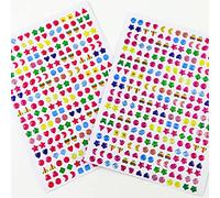 Oxtxuzdm 1Sheet Sticker Educational Crystal Earring Sticker Self-Adhesive Kids Room Luggage Decoration