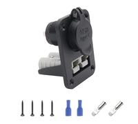 Oxtxuzdm 3.1A/PD18W Charging Socket 12V 24V Car Charging Adapter Connector With Mounted Plate For Car Motorcycle Cable
