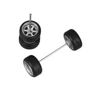 Oxtxuzdm 4PCS Remote Control Model For 1/64 Diecast Trucks With Round Rod Axles Remote Control Truck Accessories