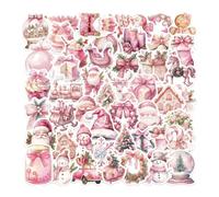 Oxtxuzdm 50 Reusable Holiday Stickers PVC Decals For Customizing Electronics PVC Holiday Decoration Stickers