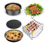 Oxtxuzdm 6-8 Inch Air Accessories Best Hot Accessories Set Of 5 Fit All 3.5Qt-5.8Qt Air Fryers Fisherman Hat Solid Color Kids Adult Korean Adult Kids Foldable Bucket Solid Color Hip Hop Wide