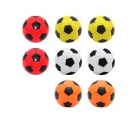 Oxtxuzdm 8Pcs 36mm Foosballs Table Balls Official Tabletop Game Small Football Soccer Accessory Table Soccer Foosballs Replacements