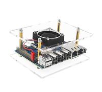 Oxtxuzdm Acrylic Case Box For 5 Transparent Protective Shell Enclosure 1/2/3 Layers Optional