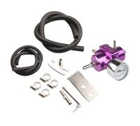 Oxtxuzdm Adjustable 0-140PSI Fuel Pressure Regulator Parts Kit Oil Gauge Oil Hose 6 Colors Adjustable Pressure Regulator With Gauge Car Accessories