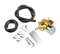 Oxtxuzdm Adjustable 0-140PSI Fuel Pressure Regulator Parts Kit Oil Gauge Oil Hose 6 Colors Adjustable Pressure Regulator With Gauge Car Accessories
