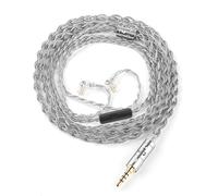 Oxtxuzdm Advanced Coaxial Braided Silver Coated Cable High Conductivity Optimized For Accuracy Sound Equipment Connection Low Resistance Headphone Cable