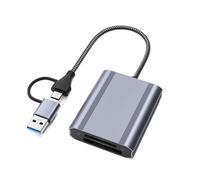Oxtxuzdm Aluminum Alloy Type BE STANDARD Card Reader Consistent USB Three Fraction 10Gbps Data Transfer Professional Photography Card Reader