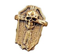 Oxtxuzdm Antique Copper Skull Paracord Ornament for Handbag Embellishment & Gothic Sewing Accessories Retro Charm Jewelry Findings for Craft