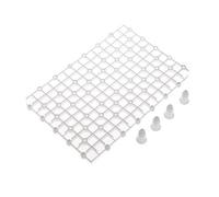 Oxtxuzdm Aquarium Divider Tray Grid Egg Crate Light Diffuser Fish For Tank Divider Filter Bottom Isolation White Heater Thermometers Gravel Sand Decorations Decorations Heater Cleaner