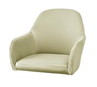 Oxtxuzdm Arcs Shape Chair Covers High Elasticitys Polyester Fabric Protectors Spillproof Surfaces Sleeve For Office Conference Milk Silk Elastics Chair Slipcover