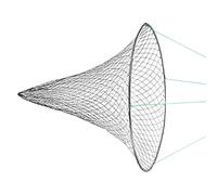 Oxtxuzdm Automatic Open Closing Wide Coverage Fishing Net Enhances Portability Enthusiasts Essential Tool Multiple Strands