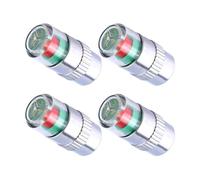 Oxtxuzdm Automotive Tire Pressure Alert Caps Low Power Consumption Monitor Stem Cover Quick Installation For Use Tire Caps