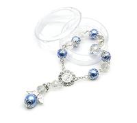 Oxtxuzdm Beaded Rosary Christ Pendant Anniversary Jewelry Women Men Religious Catholic Jewelry Gift Rosary For White Pearls Bracelets For Beaded Bracelets