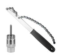 Oxtxuzdm Bicycles Flywheel Remover Tool Cassettes Lockring Wrench Chain Whip For Road Bike Repair Bike Cassette Lockring Removal Tool