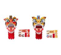 Oxtxuzdm Chinese Paper Dragon DIYS Making Materials Unfinished Dance New Year Midautumn Festival Decor Unfished Traditional Dragon Dance